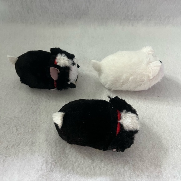 Set of 3 Dog Tsum Tsum Japan Disney Store French Bulldog Piglet Goofy - Picture 6 of 8